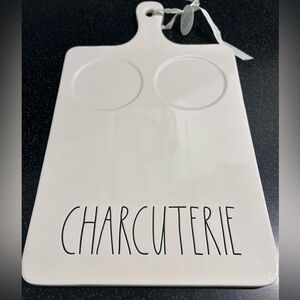 Charcuterie Serving Board with Black Lettering